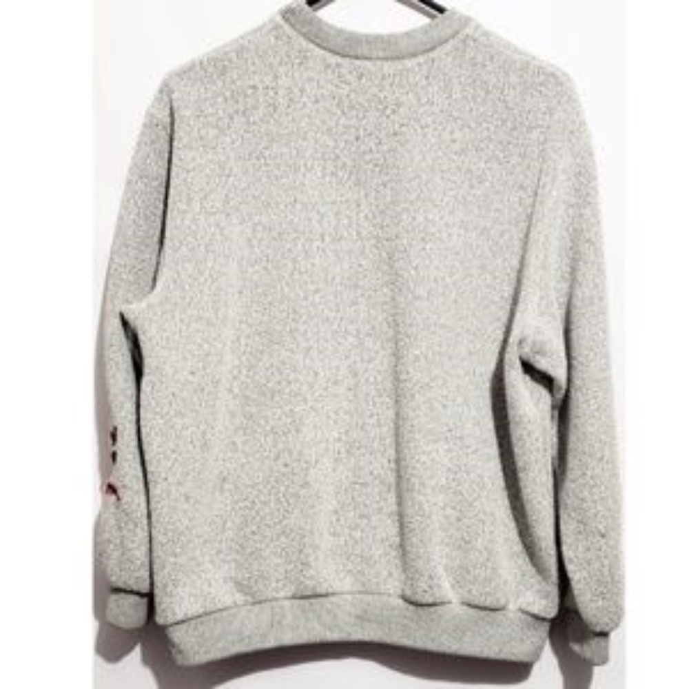 50% off vintage embroidered rose crew neck - Picture 5 of 8